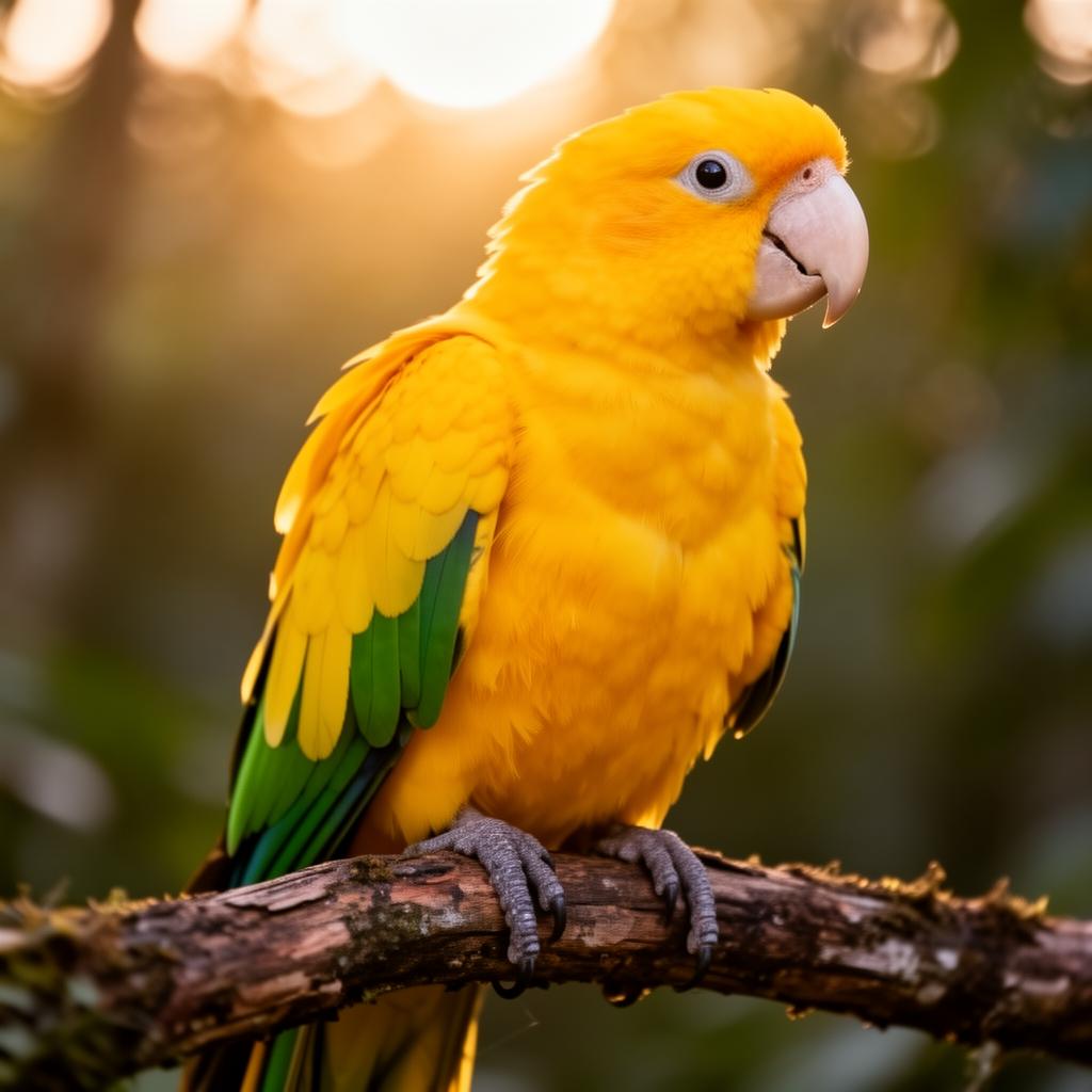 Ararajuba (Guaruba guarouba)