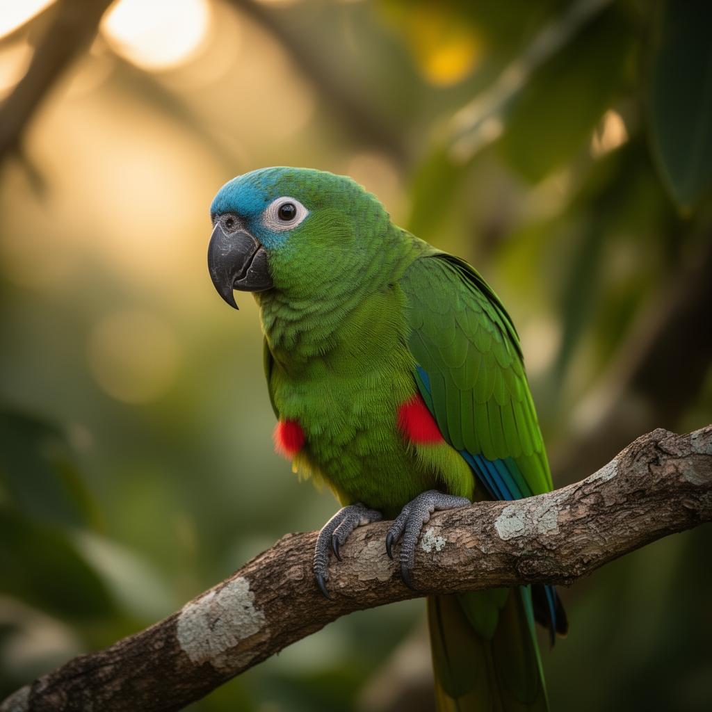 Maracanã-nobre (Diopsittaca nobilis)