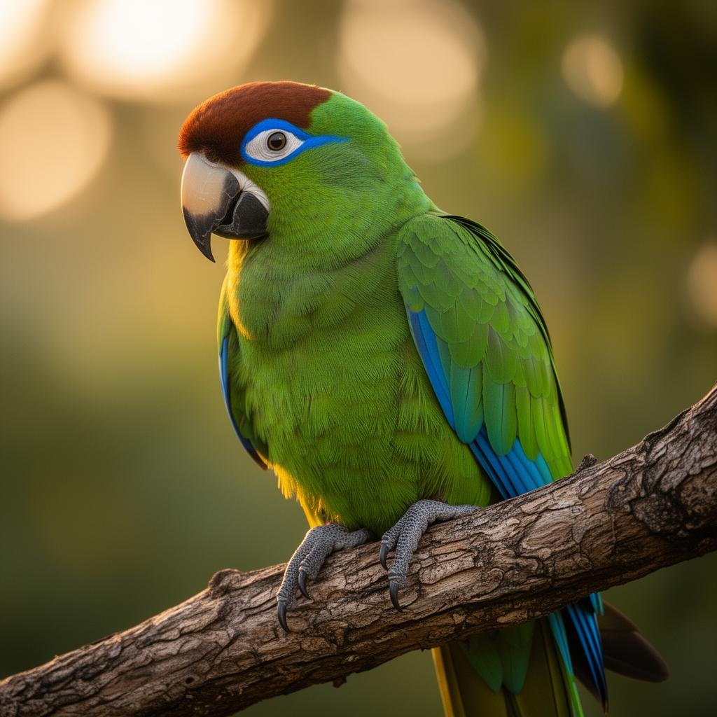 Arara-severa / maracanã-guaçu (Ara severus)