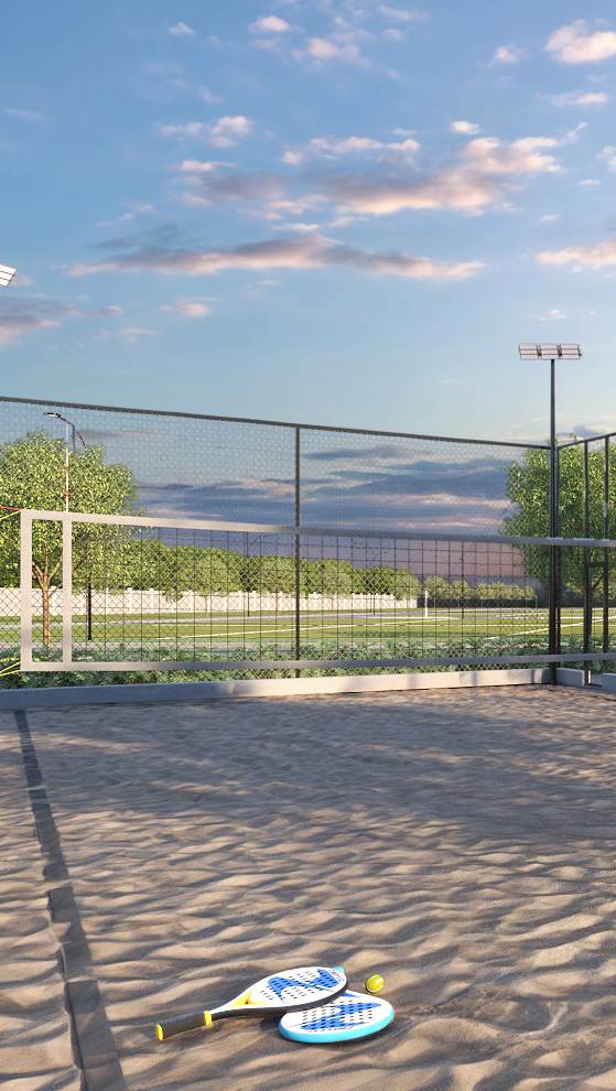 Quadra de Beach Tennis
